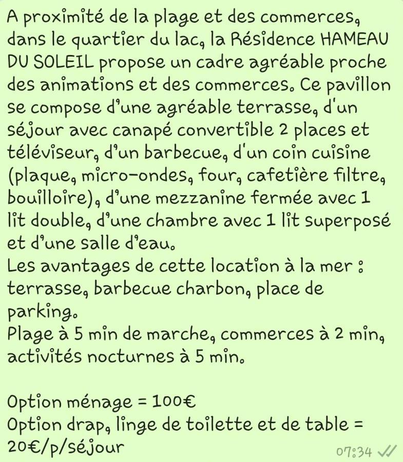 Pavillon Proche Plage ~ Hameau Du Soleil ปอร์-ลา-นูแวลล์ ภายนอก รูปภาพ
